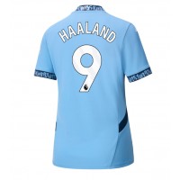 Zenski Nogometni Dres Manchester City Erling Haaland #9 Domaci 2024-25 Kratak Rukav